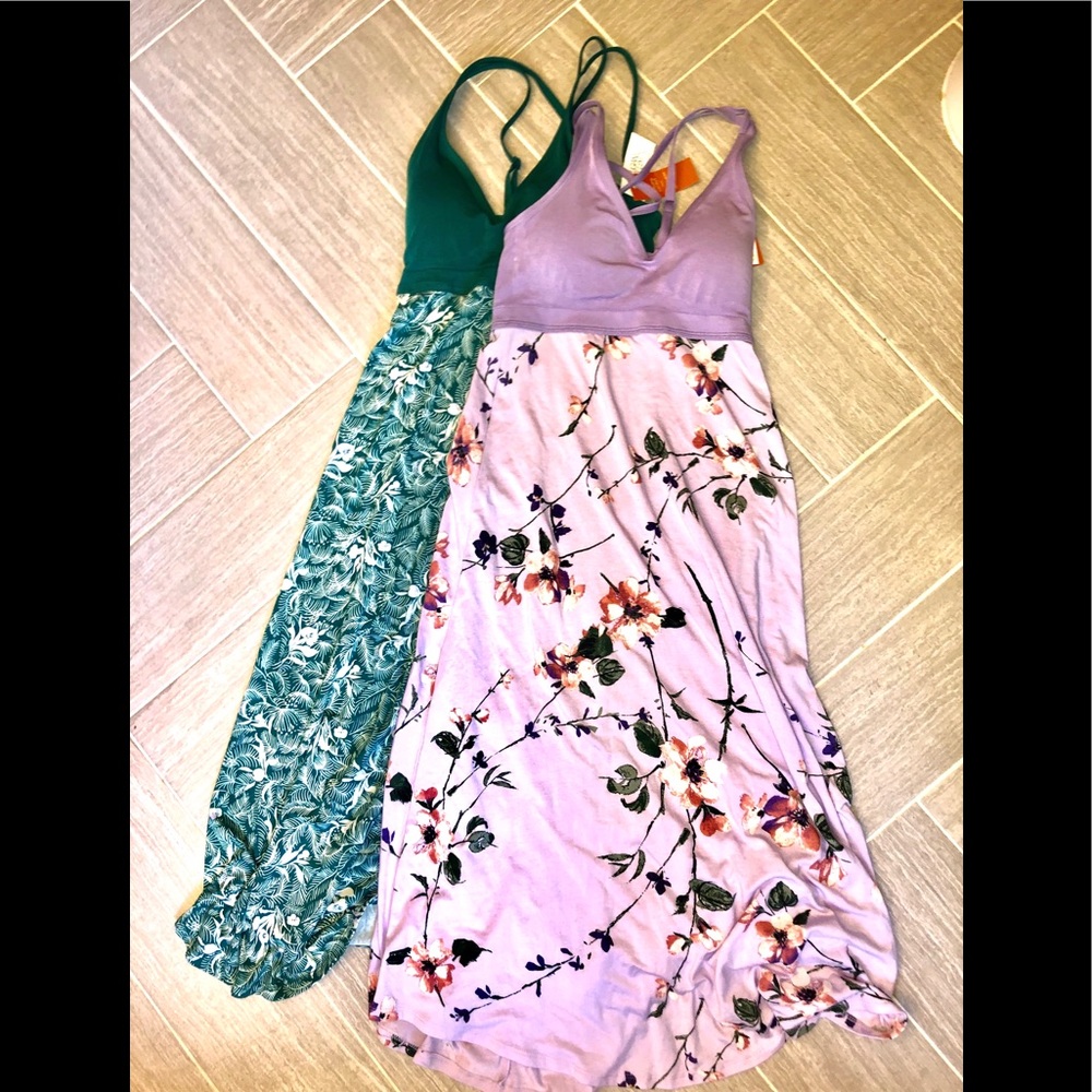 NWT- nightgowns with adjustable bra tops XS